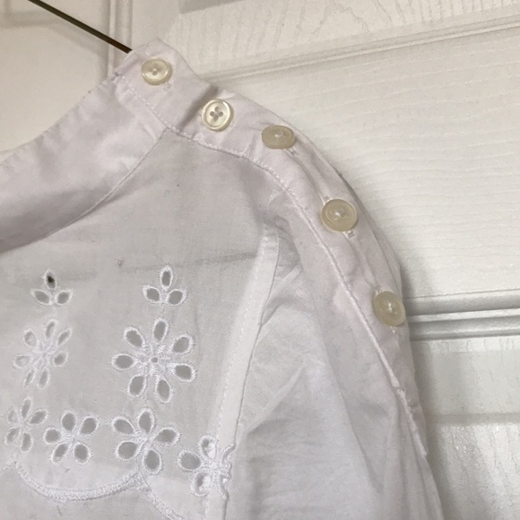 Hi-lo white blouse - Picture 5 of 8